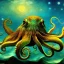 Placeholder: Giant Octopuss underwater by van Gogh 8k