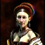 Placeholder: portrait of a beautiful woman Rembrandt style