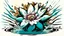 Placeholder: comic style flower & water vortex