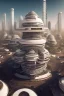 Placeholder: Modern futuristic Delhi Capital Region in 2100