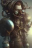 Placeholder: Horror junk Android, steampunk