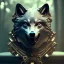 Placeholder: depth of field, Steampunk wolf, extreme detail,ultra realistic,scary, red eyes, Photorealism, macro lens 40mm,bokeh, cinema4d, 8k, unreal engine 5, redshift render, octane render