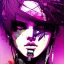 Placeholder: beautiful punk girl, hyper detailed, intricately detailed, illustration by <kilian eng> <Yoji Shinkawa>, purple tones,