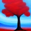 Placeholder: landscape tree painting abstract