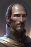 Placeholder: Steve Jobs Star Wars movie character, highly detailed, digital fantasy character, painted portrait, artstation, concept art, hard focus, illustrations, works by artgerm and Greg Rutkowski, Alphonse Mucha and Craig Mullins, James Jean, Andrey Ryabovichev, Mark Simonetti and Peter Morbacher
