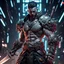 Placeholder: Fhoto full body, reality, Raw, cyberpunk god war, sword, digital art, intricate details, powerful composition, captivating, , trending on artstation, sharp focus, studio photo, intricate details, highly detailed, by addie_digi