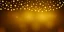 Placeholder: Festive abstract bokeh background - golden bokeh lights, beige - New Year, Anniversary, Wedding, banner