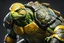 Placeholder: Michelangelo in 8k live anime artstyle, Turtles, yellow custom, TMNT them , dynamic pose, intricate details, highly detailed, high details, detailed portrait, masterpiece,ultra detailed, ultra quality