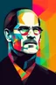 Placeholder: steve jobs. bauhaus design poster