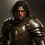 Placeholder: a rugged and determined knight with scars of battle etched across his weathered face, stands tall amidst the chaos of a medieval world. With dark brown hair falling to his shoulders and hazel eyes reflecting both determination and compassion, he is a master swordsman on a quest for vengeance and justice. Dressed in practical leather armor and wielding his broadsword with expert proficiency, Cedric's journey is marked by loss, survival, and the pursuit of honor in a world torn apart by conflict.