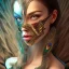 Placeholder: Mystery peacock feather face mask, dramatique, art background, dramatic lighting, volumetric lighting, hyperrealisme, 8k, high quality, lot of details, fit within portrait