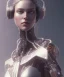 Placeholder: ultra detailed, mechanical cyberpunk female android, looking into the camera, intricate, elegant, super highly detailed, professional digital painting, artstation, concept art, smooth, sharp focus, no blur, no dof, extreme illustration, unreal engine 5, photorealism, 8k, cinematic, art by artgerm and greg rutkowski and alphonse mucha and loish and wlop