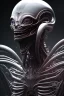 Placeholder: alien, head, blood, 8k, finely detailed, photo realistic, HR Giger style