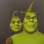 Placeholder: Shrek, oil painting. realistic,8k.