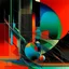 Placeholder: Precise geometries and genealogy Blamewaith, complementary colors, complex contrast, abstract surreal art, by Graham Sutherland and Arthur Secunda and Vladimir Kush, mind-bending illustration, UV x-ray, dynamic abstract composition