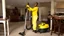 Placeholder: tyrone uses yellow eureka vacuum