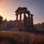 Placeholder: Artemis Tapınağı, unreal engine 5, sunset, realistic