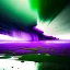 Placeholder: a texture of a beautiful clear sky violently exploding and raining dirty and grey hues of purple, green, and brown that muddy the sky, surreal, dreamlike