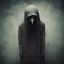 Placeholder: shy oddball creature, perfect is the enemy of the good, creepypasta aesthetic, surreal, sinister, profound, dramatic, eerie nonsense, color photography