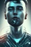 Placeholder: cyberpunk, head, men, portrai