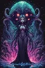 Placeholder: Demon girl wizard behind, cosmic horror, nightmare, galaxy in eyes with dread, truth, alien underwater, fullbody, 8bits, pixel art,