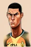 Placeholder: Cristiano Ronaldo Footballer ,cartoon 2d