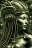 Placeholder: a picture of a swimming mermaid lady by HR Giger, award winning, zoomed-out