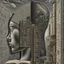 Placeholder: knowledge is power, neo surrealism, by John Stephens, by Igor Morski