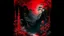 Placeholder: A blackish red savage jungle at nighttime designed in Mehndi design painted by Ivan Aivazovsky