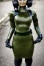 Placeholder: Russian military girls. Army green surfaces body, latex. skin is golden hard plastic material. Cyber-punk. Metallic headphones and speakers on ears, Old-fashioned cameras integrated to heads. robot face. Perfect body, thick thighs and calves. simple face. Wide hip, skirt bleats nicely. Asa Akira. Partly symmetrical. Straitjacket. Rusty and decayed background. Steam-plunge air-bottles. Euclidean 3D-tiling walls. 5th dimensional surface structures. Oppressive atmosphere