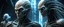 Placeholder: Close-up confrontation between an ancient alien outcast leader and a space broker, standing only a meter apart, intense eye contact, glowing crystalline rod between them, anger mixed with sadness, dramatic facial expressions, shallow depth of field, cinematic lighting, stylized 3D anime, airbrush painting, crisp outlines, hr giger and titian