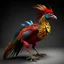 Placeholder: Créature tropicale flamboyant, hyper réaliste, haute résolution, plein de couleurs, photo National Geographic, corps complet
