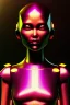 Placeholder: Medium Close Up Portrait, Front image. cyberpunk Asian woman, pink short hair. rabbit mask, latex suit. Red, black, gold, color. Punk style. Gradient background. Avatar image, highly detailed, concept art, smooth, unreal engine 5, god rays, ray tracing, RTX, lumen lighting, ultra detail, volumetric lighting, 3d, finely drawn, high definition, high resolution.