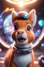 Placeholder: portrait of ultimate transcendent happy chat squirrel dog cat space hippo horse with spotlights, in front of space portal dimensional glittering device, bokeh like f/0.8, tilt-shift lens 8k, high detail, smooth render, down-light, unreal engine, prize winning