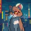 Placeholder: Cat hair emo , Lazer glass , Tokyo city night view wallpaper , cartoon