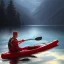 Placeholder: highly detailed kayaker on lake, illustration, cinematic lighting, 4k, 8k, octane render, digital concept art, greg rutkowski, trending on artstation, pinterest, extremely detailed, ambient lighting.