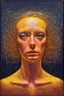 Placeholder: delicate ego of a narcissist; neo-surrealistic optical art