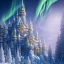 Placeholder: white and gold crystal castle，waterfall, winter snow flakessnow, northern Lights, full of details, smooth, bright sunshine，soft light atmosphere, light effect，vaporwave colorful, concept art, smooth, extremely sharp detail, finely tuned detail, ultra high definition, 8 k, unreal engine 5, ultra sharp focus