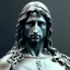 Placeholder: White Statue aragorn, full body, Rome sculpture style, full body, fresco background, hyper realistic, 8k,