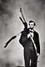 Placeholder: Abraham Lincoln Carrying a crossbow vintage photography, beautiful, Tumblr aesthetic, retro vintage style, HD photography, hyperrealism