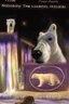 Placeholder: polar bear head on dog realistic