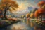 Placeholder: Enter a realm where Monet, Turner, and Klimt converge, painting a single image inspired by a chosen season from Vivaldi's Four Seasons.Let their strokes and imagination intertwine, creating an enchanting masterpiece that echoes the music of the chosen season, 8k, Uhd --no split image, text, perfect composition, beautiful detailed intricate insanely detailed octane render trending on artstation, 8 k artistic photography, photorealistic concept art, soft natural volumetric cinematic perfect light,