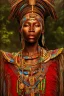 Placeholder: A photo taken from an african village "thor", <character or scene>, kente, cinematic lighting --v 4 --q 2