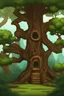 Placeholder: a tree portal door for the 2d sidescroller game