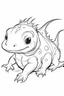 Placeholder: outline art for Axolotl Larva coloring pages with sitch, white background, Sketch style, full body, only use outline, toddlers style, clean line art, white background, no shadows and clear and well outlined.