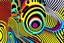 Placeholder: A futuristic digital artwork featuring vibrant colors and dynamic patterns inspired by the genre of techno acid music. The image showcases abstract shapes, pulsating lines, and swirling textures, creating a visually striking representation of the energetic and hypnotic sound. Influenced by artists such as Salvador Dali, Yayoi Kusama, and Bridget Riley.