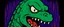 Placeholder: monster more angry and more 90s style, angry fast, extreme, wild, so so angry, red and purple background with 90s style slashes