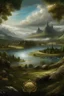 Placeholder: liurnia of the lakes elden ring landscape