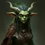 Placeholder: a pretty goblin shaman woman