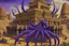 Placeholder: A purple Egyptian kingdom with a scorpion palace painted by Jeffrey Kolker